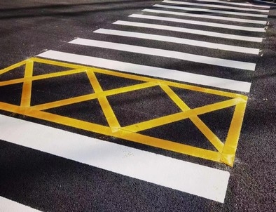 石家庄石家庄园区交通标线施工