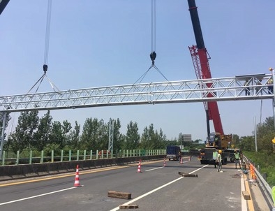 石家庄石家庄门架标牌施工现场