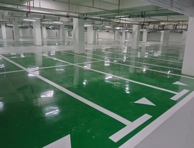 石家庄石家庄小区停车场标线